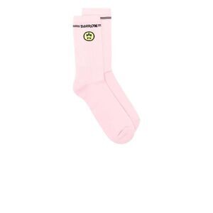 BARROW Graphic Logo Crew Socks Men PINK